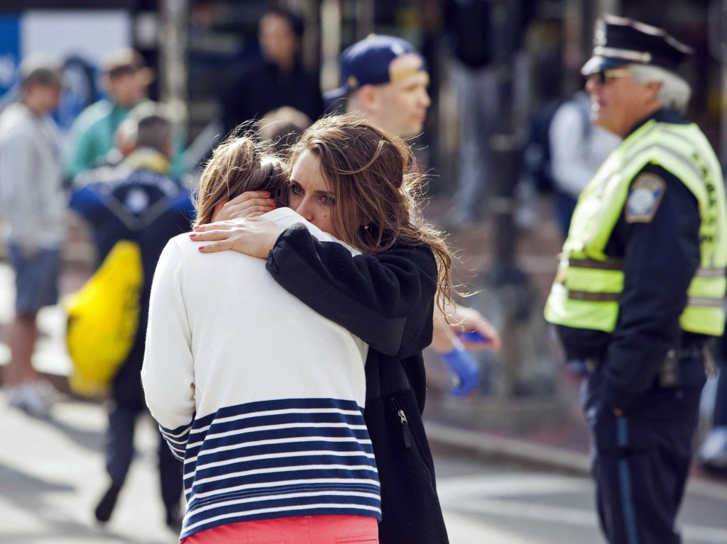 For information about persons who may have been injured, call the Boston Mayor’s Hotline (617-635-4500). Witnesses or those who may have information should call the Boston Police Department (1-800-494-8477). Google “how to help Boston” for more ways to help out. (Image courtsey of Google Images)