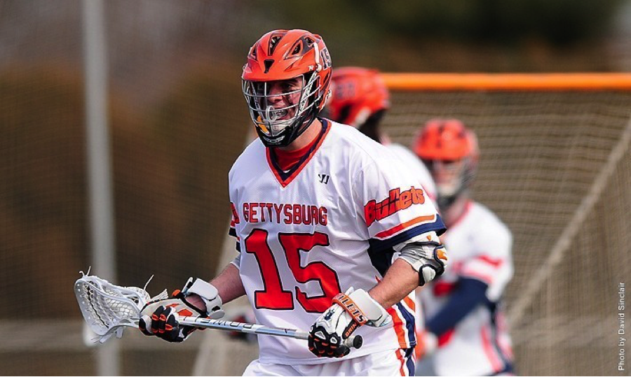 First-year Ryan Kelly and the rest of the Bullets took down Swarthmore College 14-4.