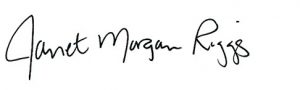 Janet Morgan Riggs' Signature