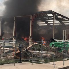 Fire extinguished at the College Union Building construction site