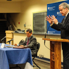 Yoo, Coll Debate Extent of President’s War Power at Fielding Center Event