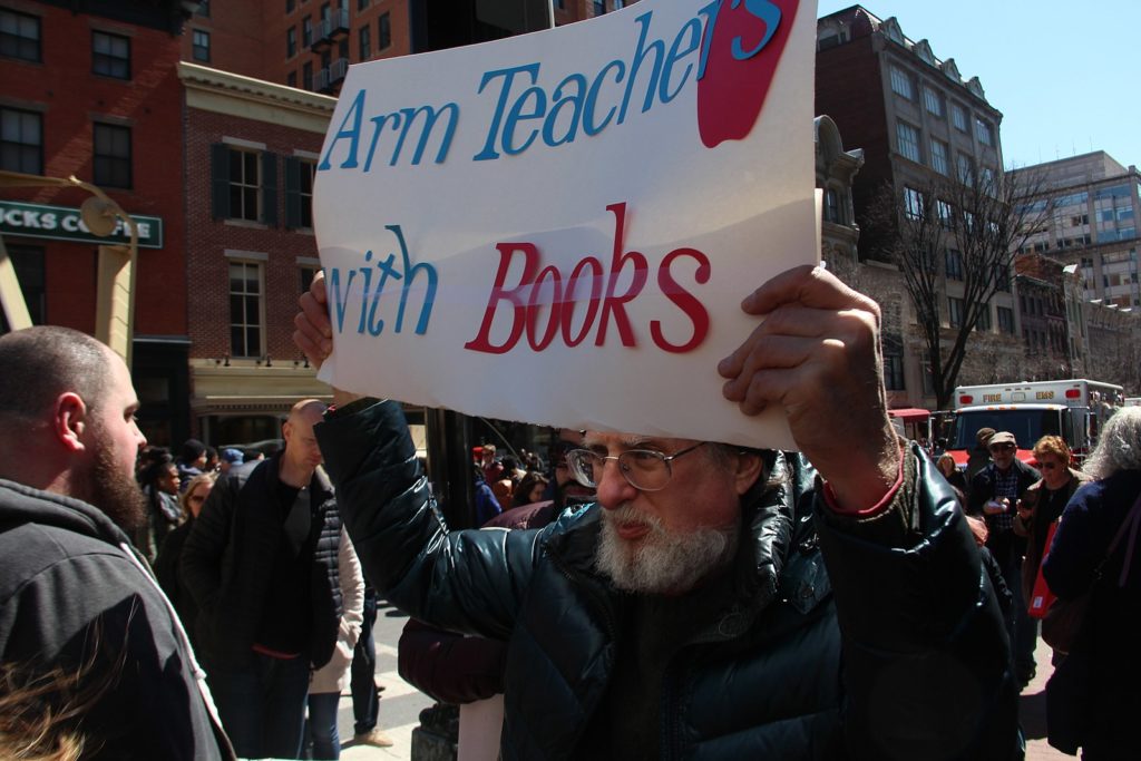 Emma Canfora argues that arming teachers with guns will not solve gun violence in America (Photo courtesy of Wikimedia Commons)