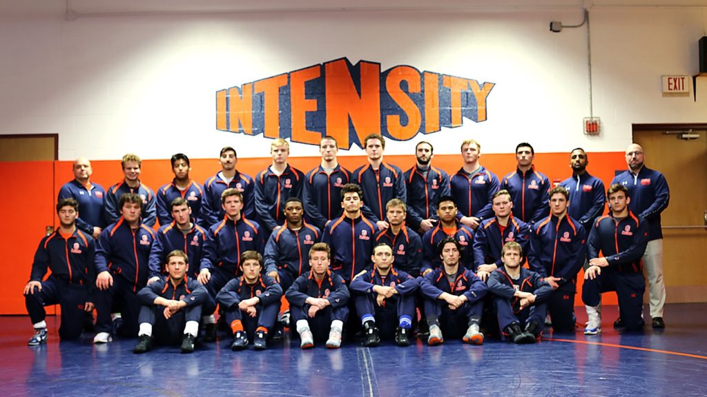 The 2020 wrestling team (Photo courtesy of Gettysburg College Athletics)