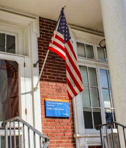 Outside of the Eisenhower Institute and Public Policy House (Photo Mary Frasier/The Gettysburgian)