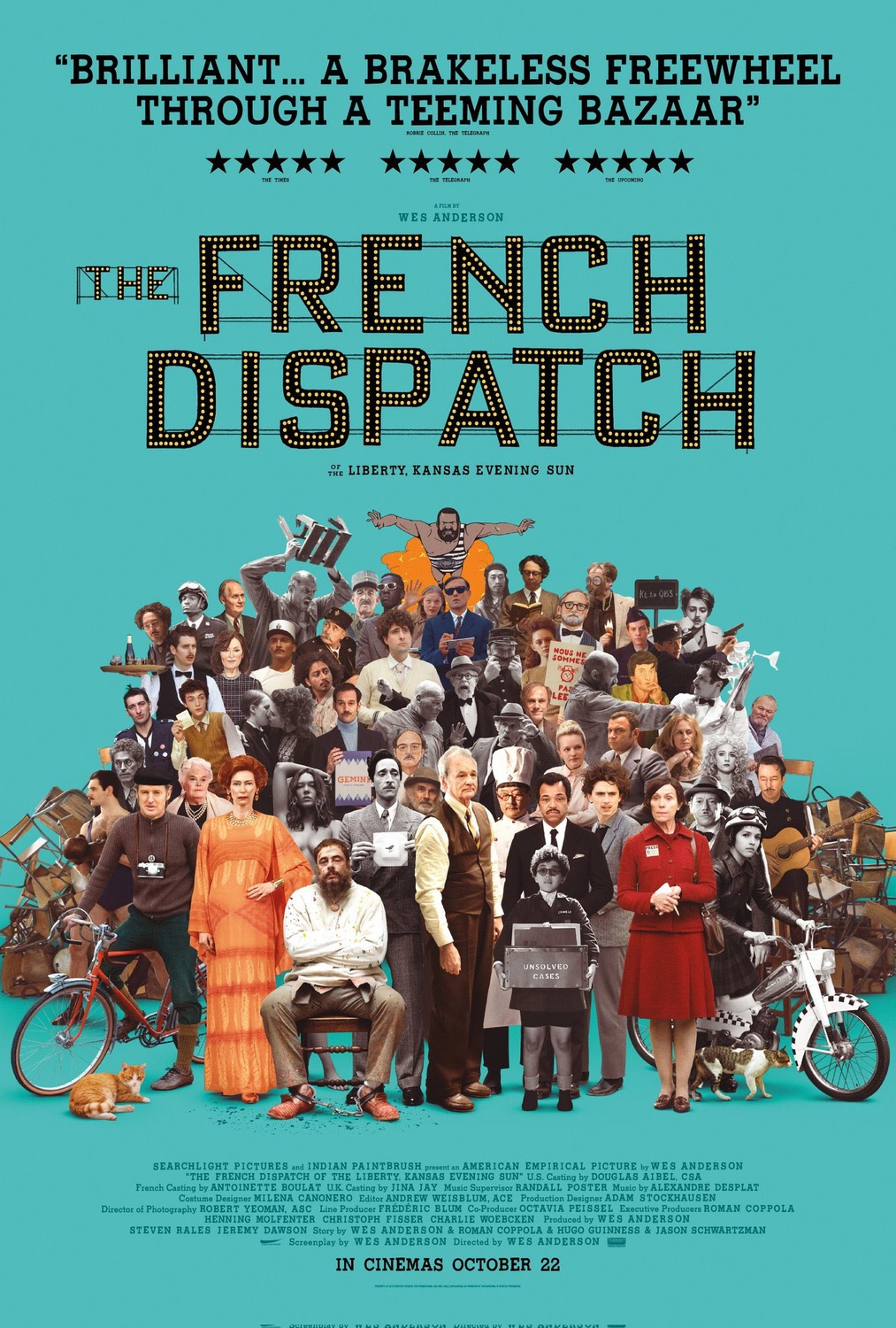 Poster for The French Dispatch (Photo courtesy of IMDb)