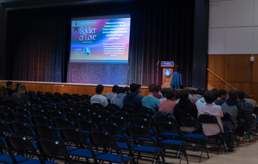 The College Union Building Ballroom hosted Broadway Actor Antuan Raimone on Monday, Oct. 24, 2022 (Photo Will Oehler/The Gettysburgian).