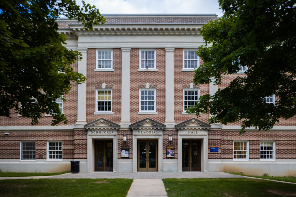 Schmucker Hall (Photo Eric Lippe/The Gettysburgian)