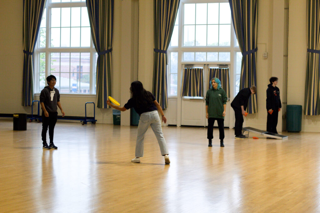 Students play games at the First-Year Fall Fest on Oct. 1, 2022 in the CUB Ballroom (Photo Will Oehler/The Gettysburgian).