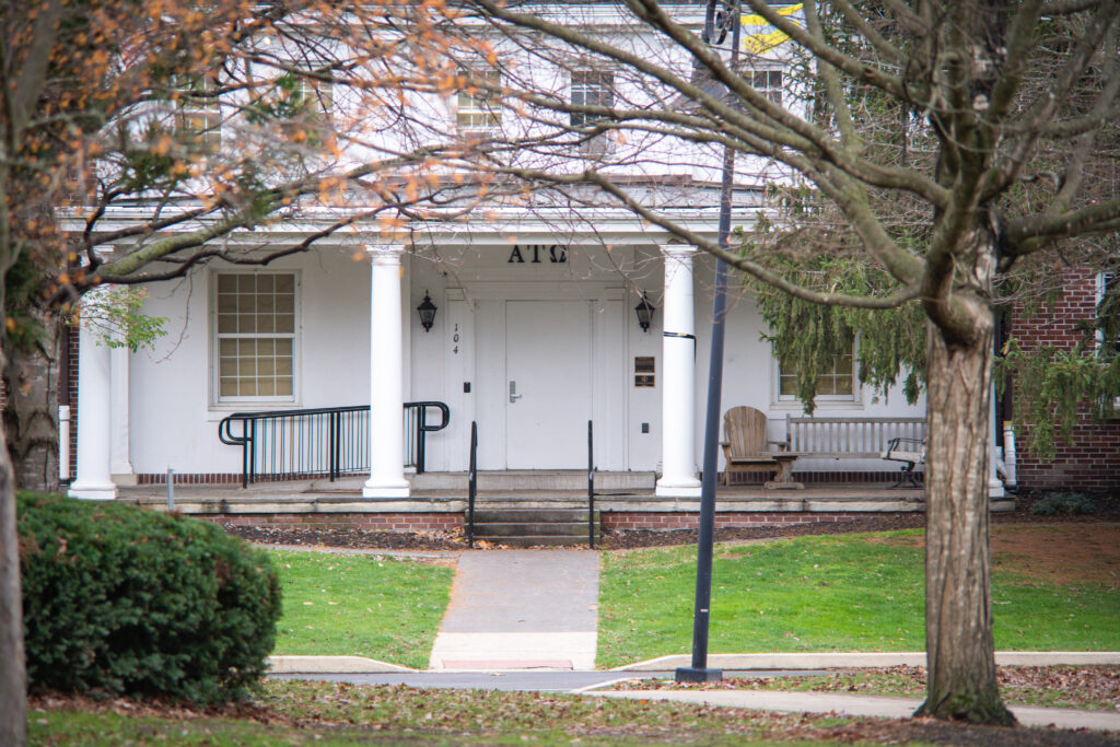 Alpha Tau Omega's fraternity house (Photo Will Oehler/The Gettysburgian)