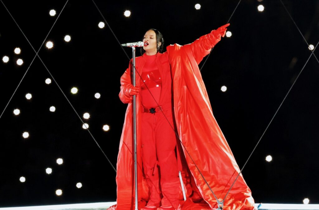 Rihanna's Radiant Return to Live Music at the Apple Music Super Bowl LVII  Halftime Show