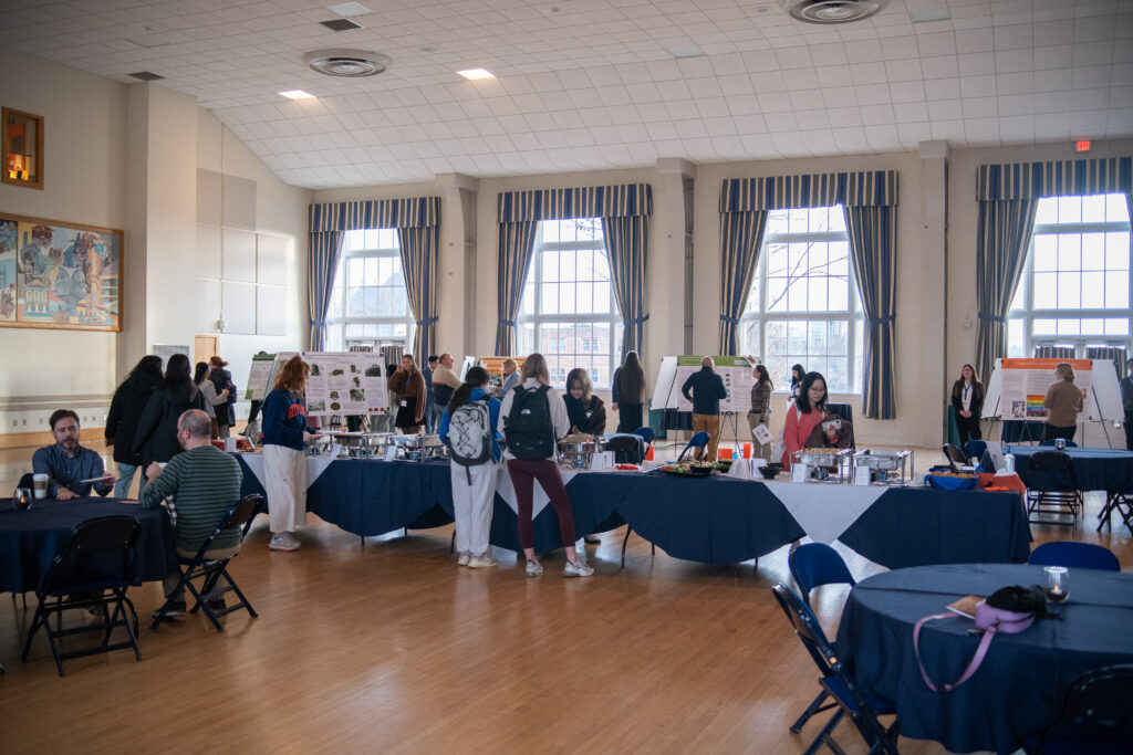 First-year students display their work at the eighth annual CAFE Symposium (Photo Will Oehler/The Gettysburgian).