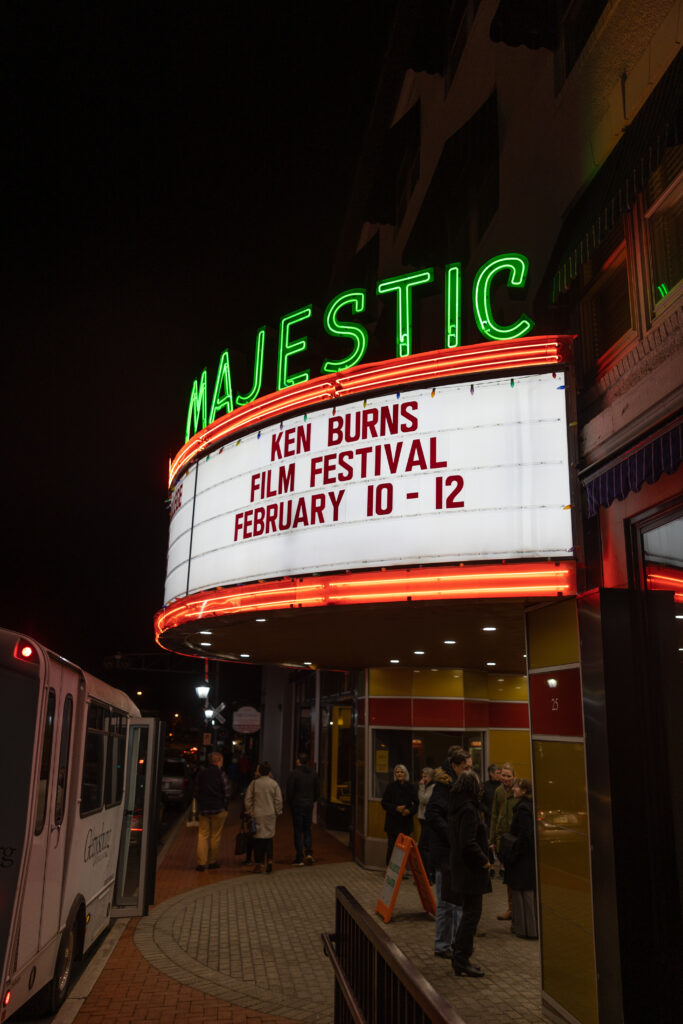 The Majestic Theater hosted the Ken Burns Film Festival from Feb. 10 to Feb. 12, 2023 (Photo Eric Lippe/the Gettysburgian)