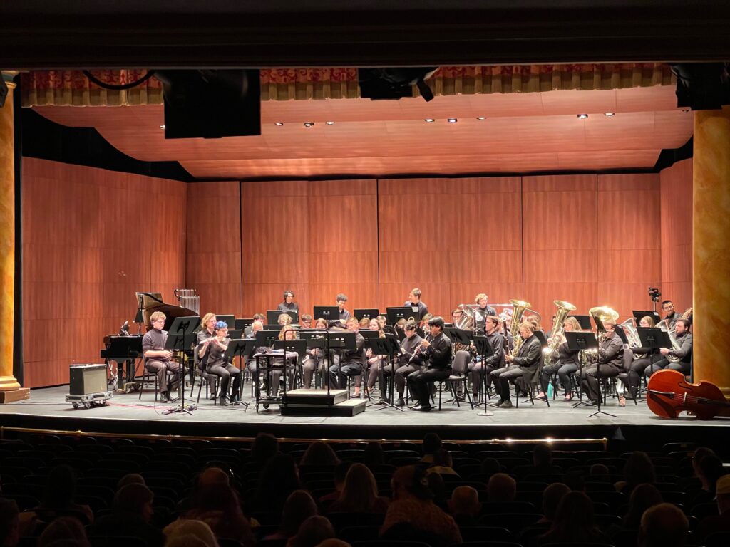 Wind Symphony performs annual Family Pops Concert called "Wind Band Rocks!" at the Majestic on Sunday, Feb. 19, 2023 (Photo Victoria Staub/The Gettysburgian)