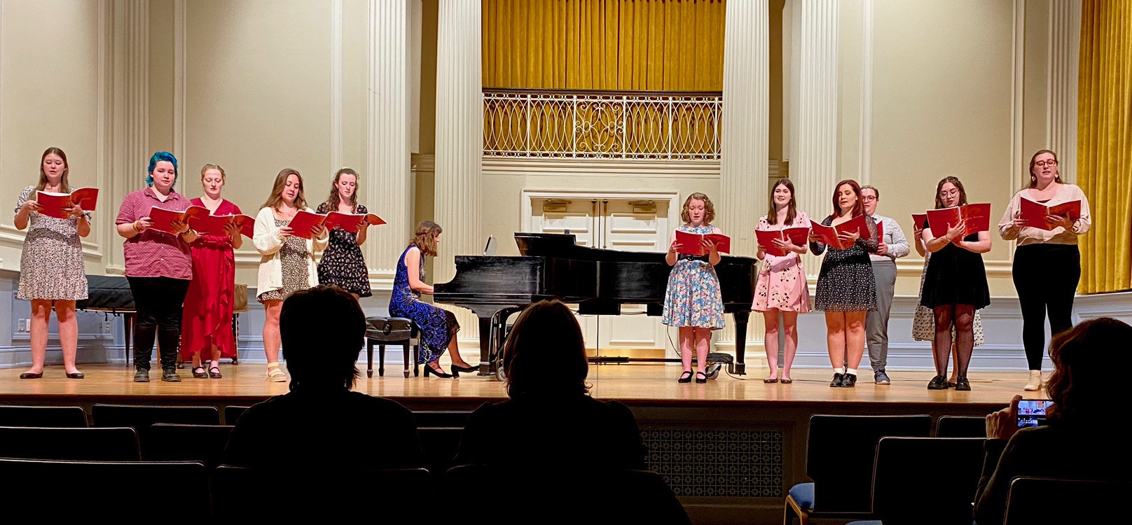 Students Performing in the Sigma Alpha Iota Benefit Recital (Photo Courtesy of Kenzie Smith/The Gettysburgian)