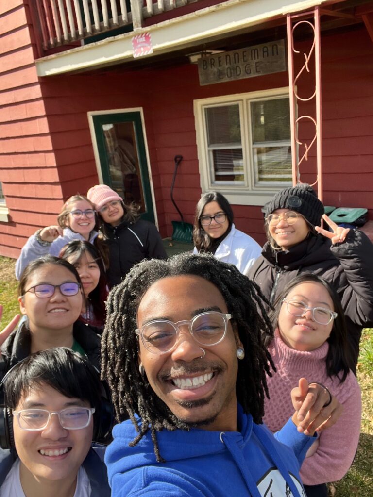 Chaplin Bright and students went on a 24-Hour Mindfulness Retreat over Spring Break (Photo provided)