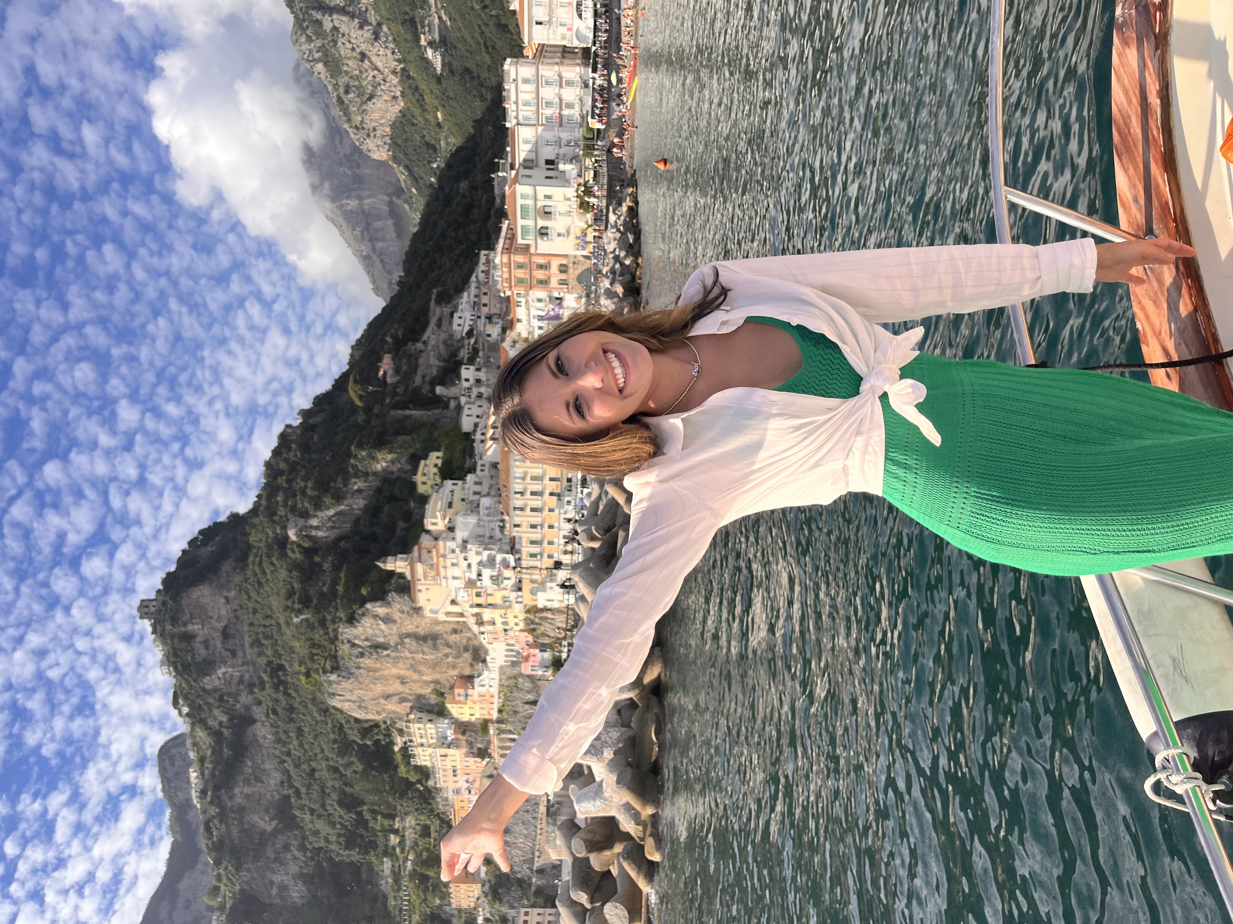 Avery O'Neill '24 while studying abroad in Italy (Photo provided)