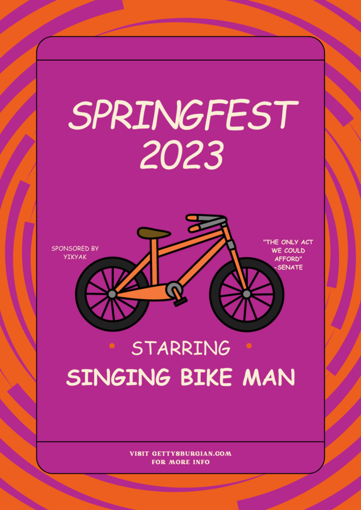 Springfest Poster (Created by Eric Lippe/The Gettysburgian)