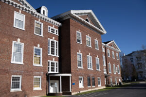 Huber Hall, one of the residence halls that will be listed on Airbnb this summer (Photo by Eric Lippe/The Gettysburgian)