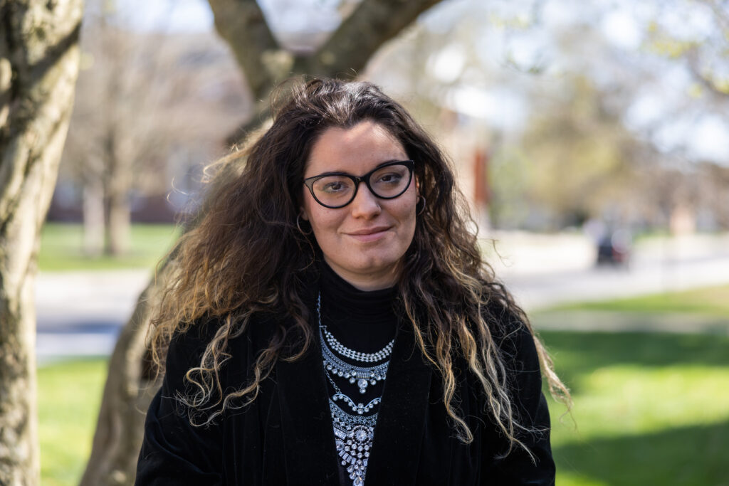 Emerging Writer Lecturer Rachele Salvini (Photo Eric Lippe/The Gettysburgian)