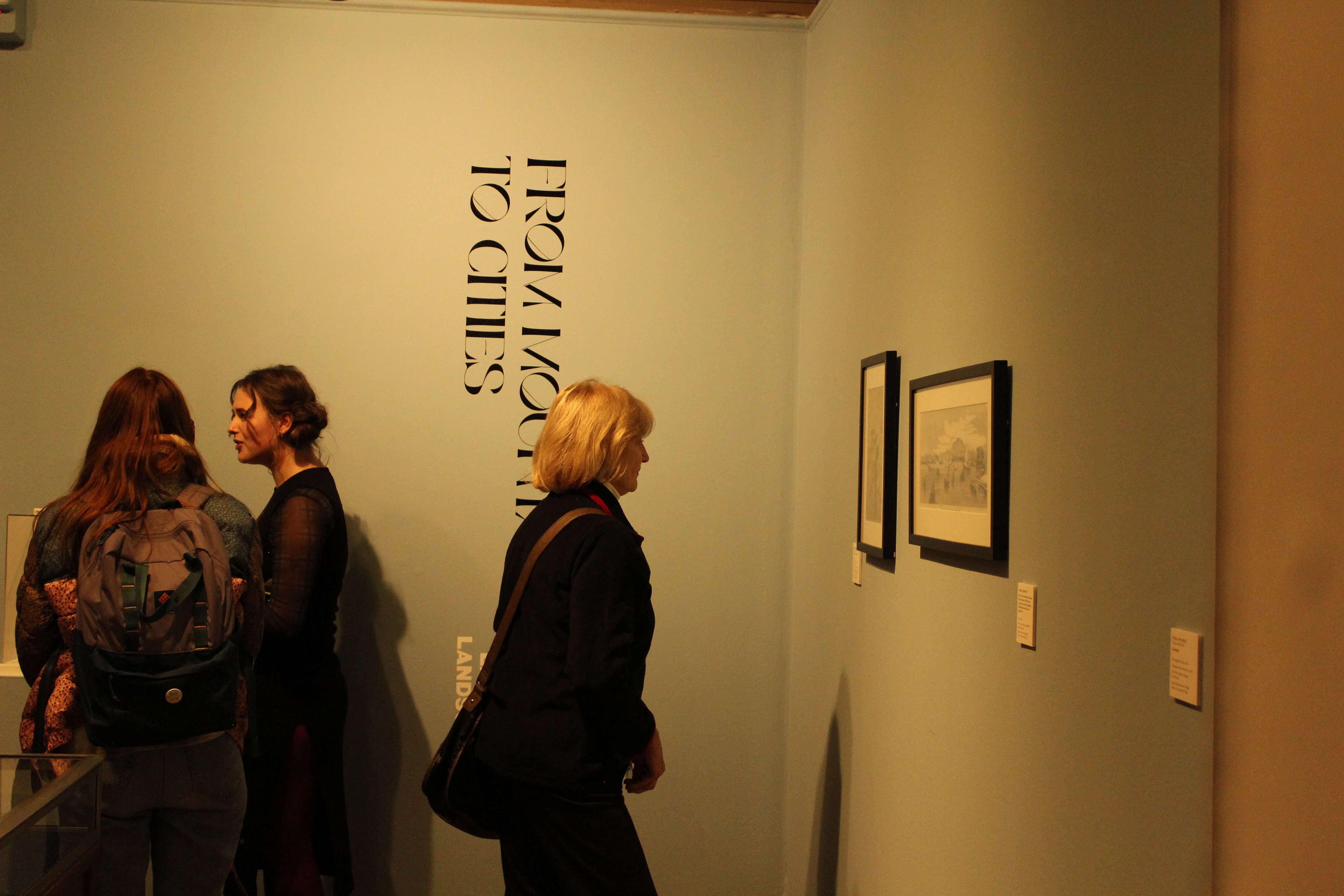 Each piece in the exhibit was curated by a student. (Photo Grace Jurchak/The Gettysburgian)