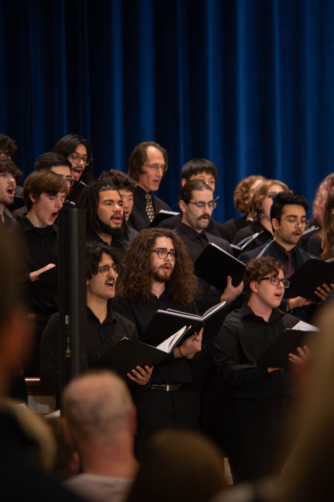 Students performing at "Credo: A Choral Concert." (Photo William Oehler/The Gettysburgian)