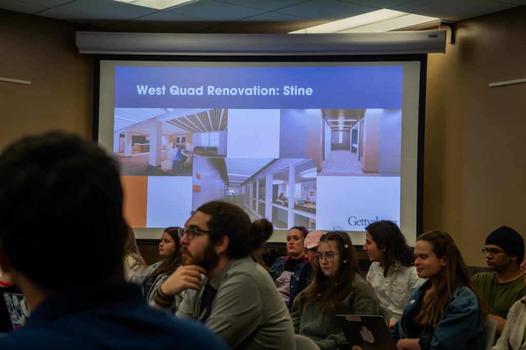Proposed renovations for Stine Hall. (Photo William Oehler/The Gettysburgian)