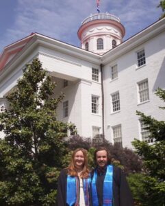 Delaney Borquist ’23 and Garret Donais ’23 on their Graduation Day in May of 2023. (Photo Provided)