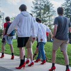 “Walk a Mile in Her Shoes” Event Held on Stine Lake
