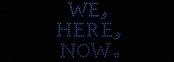 College Marks Public Launch of We, Here, Now. Comprehensive Campaign with Drone Show over Homecoming Weekend