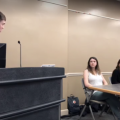 Candidates for Senate Vice President, President Field Questions in Campus Forum