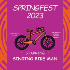 Singing Bike Man to Headline Springfest