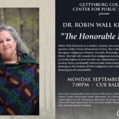 Robin Wall Kimmerer Presents Honorable Harvest Lecture