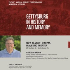 Gettysburg College Holds 60th Annual Robert Fortenbaugh Memorial Lecture