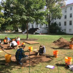 Second Year of Archaeological Dig Outside of Penn Hall Begins