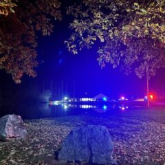 Vehicle Accident Occurs in Quarry Pond