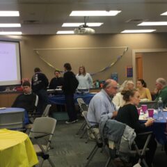 Alpha Phi Omega Serves Pancakes to Campus Families