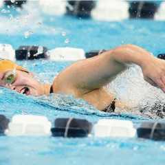 Women’s swimming capture nine events to win