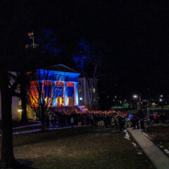 Twilight Hour for the Class of 2022: First-Years Become Alumni, Sing Alma Mater