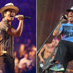 Bruno Mars and Red Hot Chili Peppers meld in Super Bowl halftime performance
