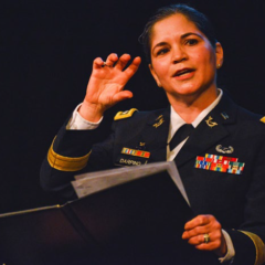 Commencement weekend to feature decorated military alumna speaker